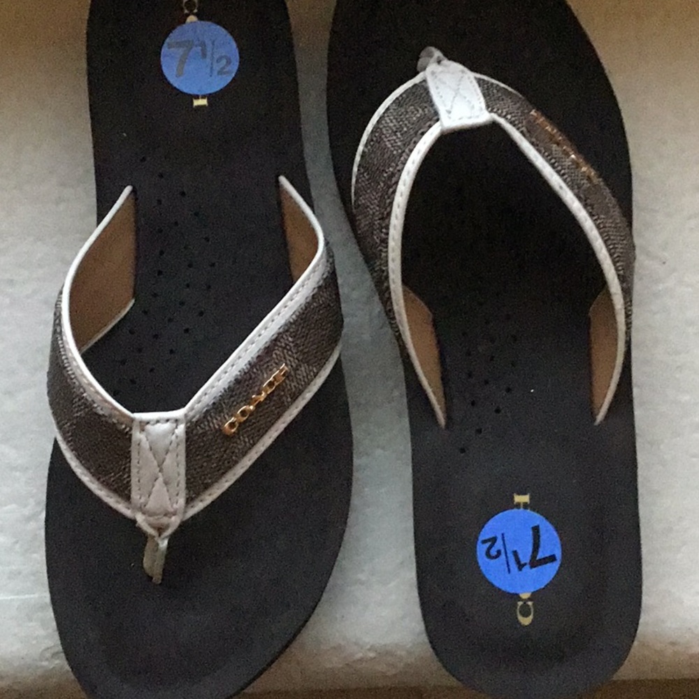 Coach flip flops